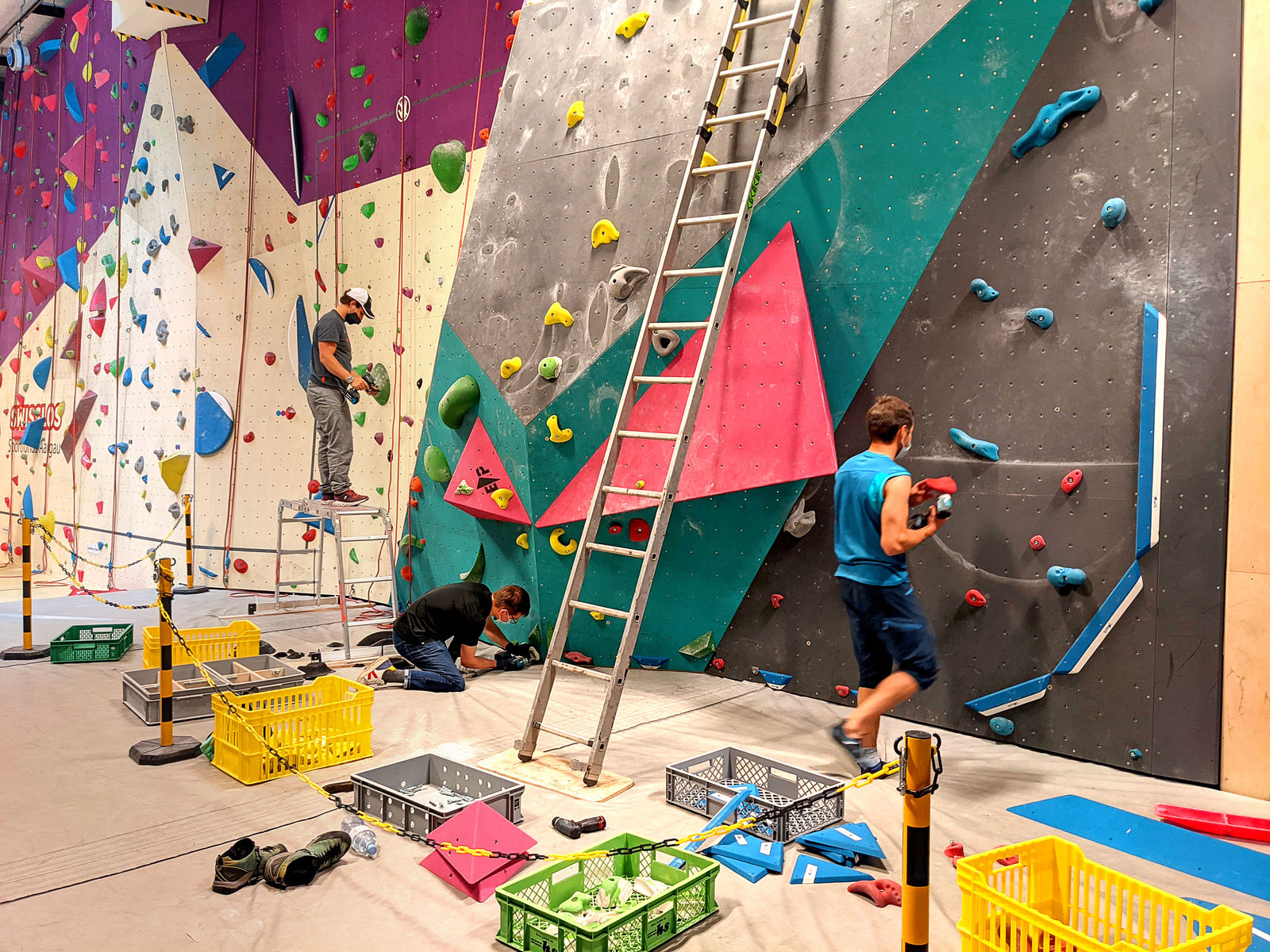 Neue Boulders im Sektor Rüssbädli